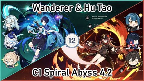 Spiral Abyss C Wanderer Triple Anemo Furina C Hu Tao Double