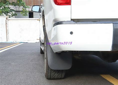 Pcs Abs Plastic Mud Flaps Splash Guard Mudguard Set For Toyota Tundra