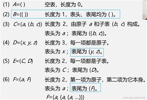 广义表 head和tail的运用 码农参考