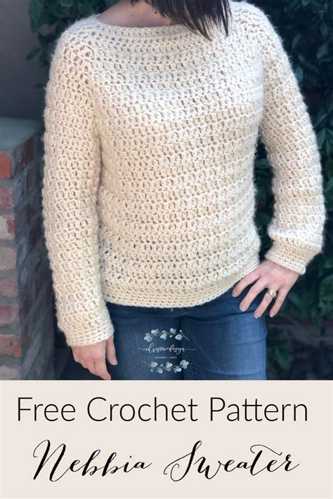 Step By Step Easy Crochet Top Down Sweater Free Pattern Ideas 2022 Craft And Diy