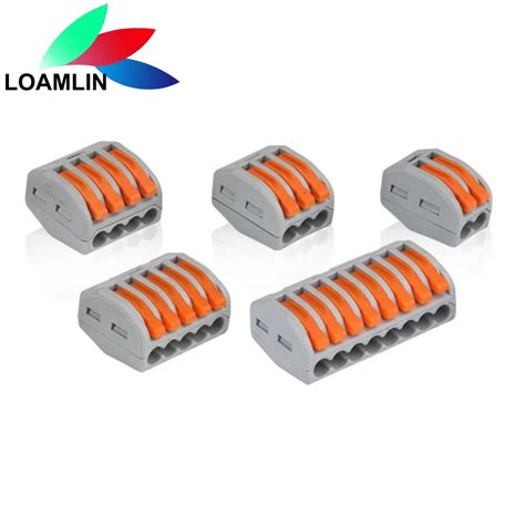 Universal Terminals Block Plug In Electrical Wire Connector 222 412 413 414 415 418 Type Wiring