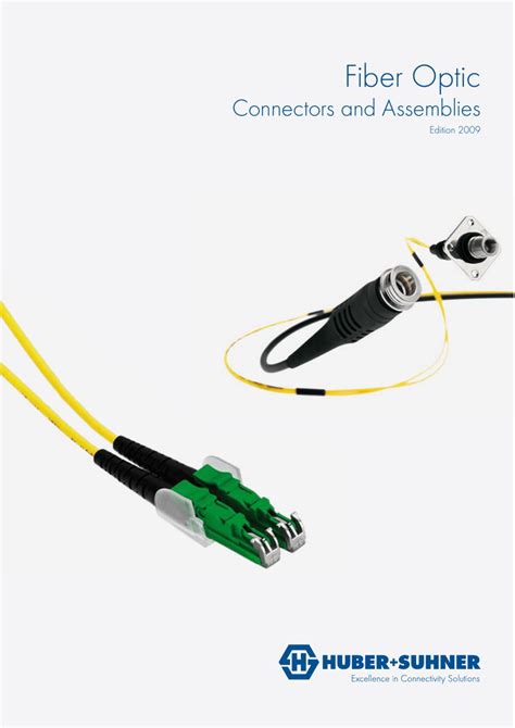 Fiber Optic Connectors And Assemblies Catalogue