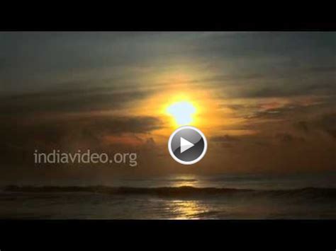 Sunrise, Gopalpur Beach, Orissa, Odisha, India, Video