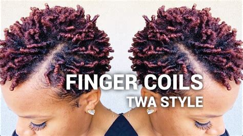 Coil Twist Natural Hair Short Finger Coils Natural Hair 4c Coiling