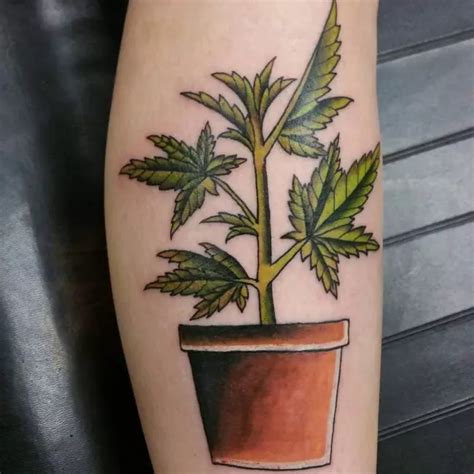 60 Hot Weed Tattoo Designs Legalized Ideas In 2019