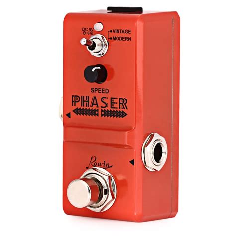 Rowin Ln Anal Gico Phaser Pedal Efeito Guitarra True Por Passar