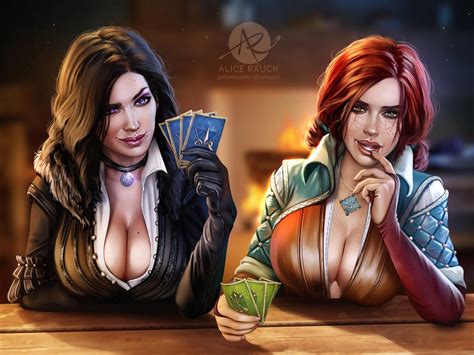 Yen And Triss By Alicerauch On Deviantart