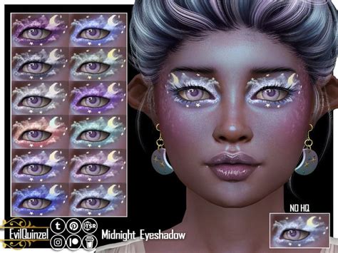 EvilQuinzel S Midnight Eyeshadow Sims 4 Sims Sims 4 Cc Makeup