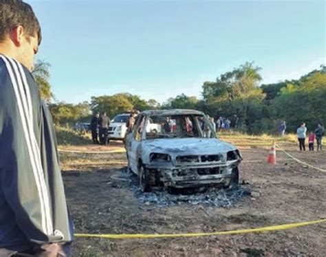 Hallan Cuerpo Calcinado En El Interior De Un Veh Culo