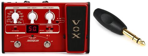 Vox StompLab 2B Bass Multi Effects Pedal Bundle With Reverb