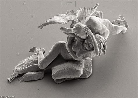 Nano Artist Creates Images Of Nude Model That Easily Fit In The Eye Of A Needle Daily Mail