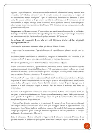 Contenuti Di Un Progetto E Learning Pdf