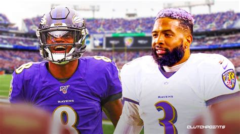 Baltimore Ravens Watch Odell Beckham Jr Lamar Jackson Go Off Script