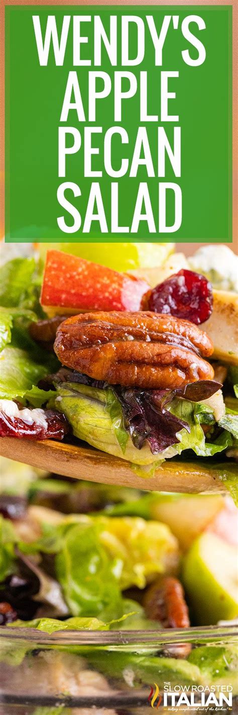 Wendys Apple Pecan Salad Is Fresh Sweet And Nutty The Perfect