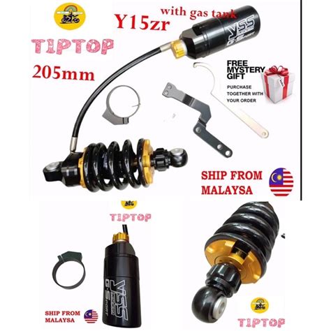 YSS GS SERIES 205MM Y15ZR LC135 RFS150 VF3i MONOSHOCK GAS TANK