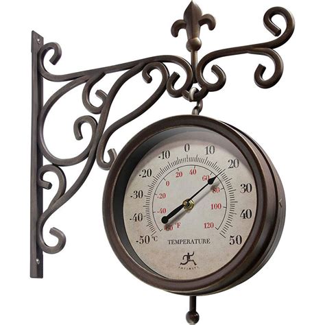 Outdoor Clock And Thermometer Foter