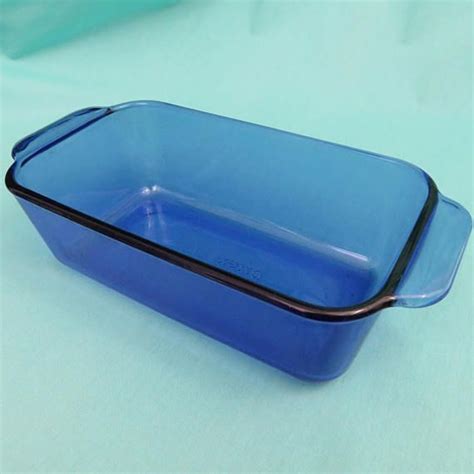 Cobalt Blue Pyrex Originals Loaf Pan 213 R 1 5 Quart 8 5 X 4 5 X 2 5 Baking Pan With Tab Handles