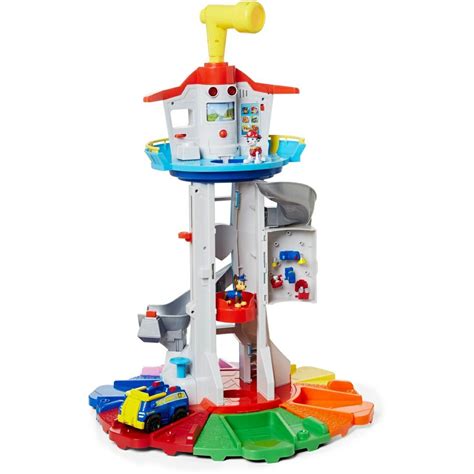 Paw Patrol My Size Lookout Tower With Exclusive Vehicle Toy Rotating