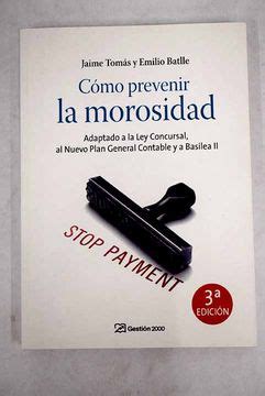 Libro Cómo prevenir la morosidad De Tomas Campa Jaume Buscalibre