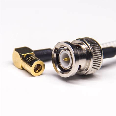 Smb To Bnc Coaxial Cable Smb Angled Male To Bnc Straight Male With Rg316 2 仁昊伟业