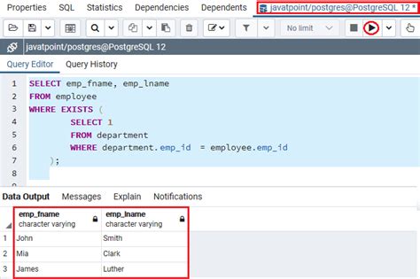 Postgresql Subquery Javatpoint Hot Sex Picture