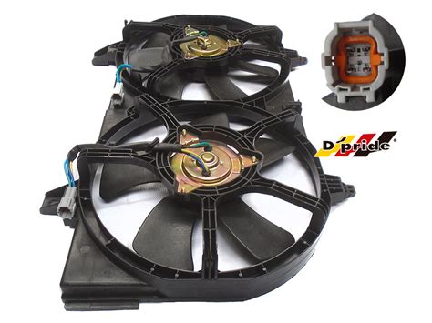 MOTOVENTILADOR COMPLETO NISS SENTRA 01 06 C 2 MOTORES PLANOS DOBLE C A