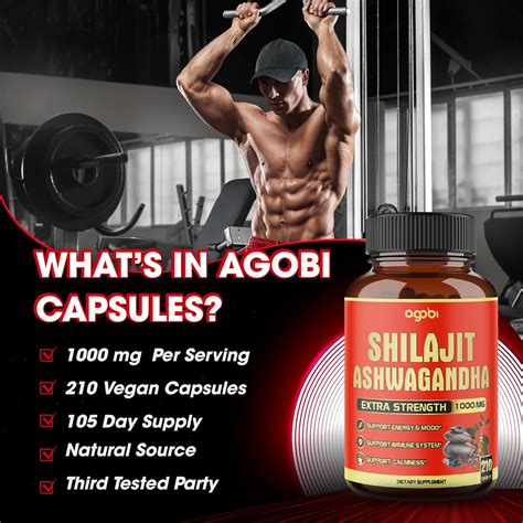 Agobi C Psulas Suplemento Shilajit De Mg Con Mg De Ra Z