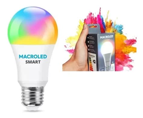 Lampara Led Smart Inteligente 12w Rgb W Blancos E27 Macroled