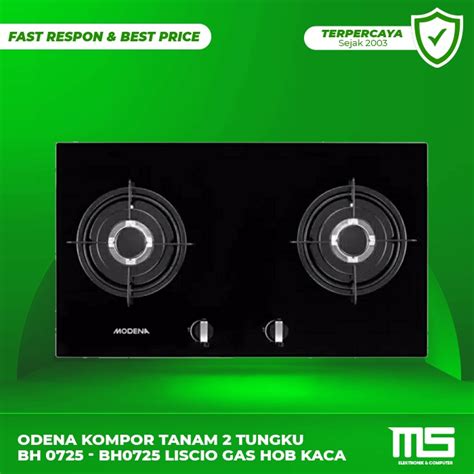 Jual Modena Kompor Tanam 2 Tungku Bh 0725 Bh0725 Liscio Gas Hob Kaca