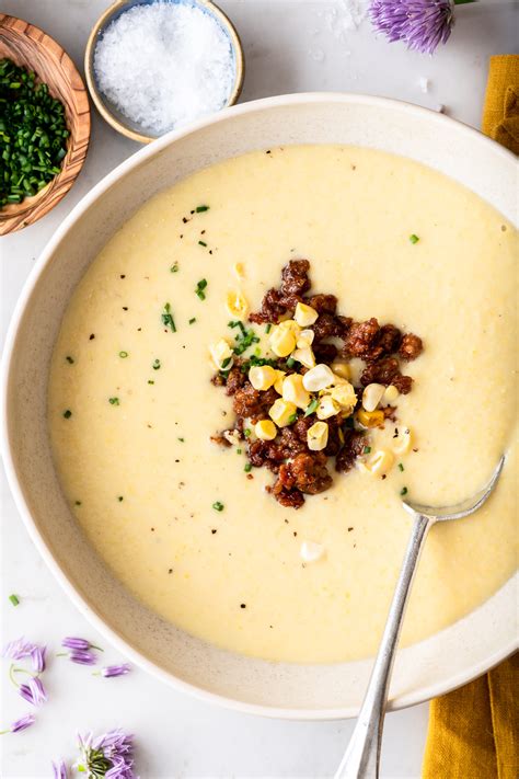 Creamy Sweet Corn Soup With Spice