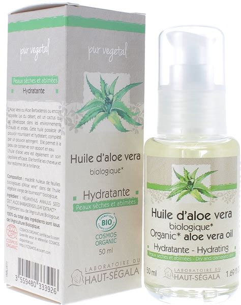 Huile D Aloe Vera Bio Hydratante Laboratoire Haut S Gala