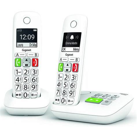 Gigaset D O De Tel Fono Inal Mbrico Dect Blanco Con Contestador