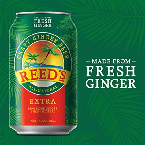 Reeds Ginger Brew Extra Ginger Beer 4 Pack 12 FZ Pricepulse