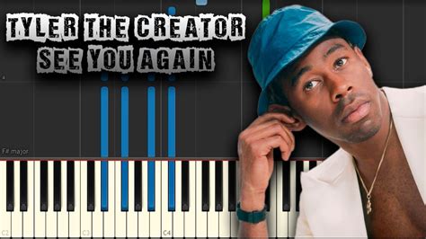 Tyler The Creator See You Again Piano Tutorial Synthesia