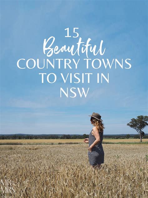 Beautiful Country Towns To Visit In New South Wales Australiamr And