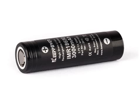 Keeppower IMR18650 3000mAh 3 6V 3 7V Li Ion Akku 20A Pluspol