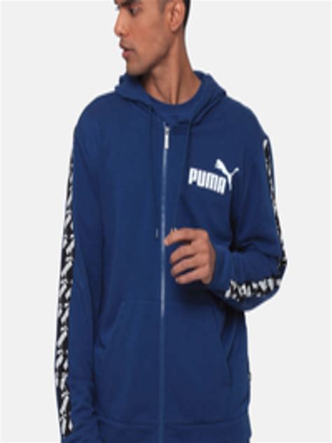 Buy Puma Men Blue AMPLIFIED Hooded TR Track Jacket Jackets For Men