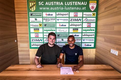 Sc Austria Lustenau Anderson Dos Santos Gomes Verl Ngert Beim