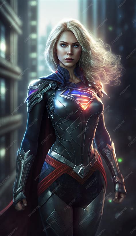 Premium Ai Image Supergirl Image High Quality Superhero Cosplay