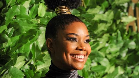 Gabrielle Union Has Perfected The Art Of The Curled Bang But Like