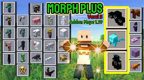 New Update Addon Morph Plus V5 Mcpe 1 19 YouTube