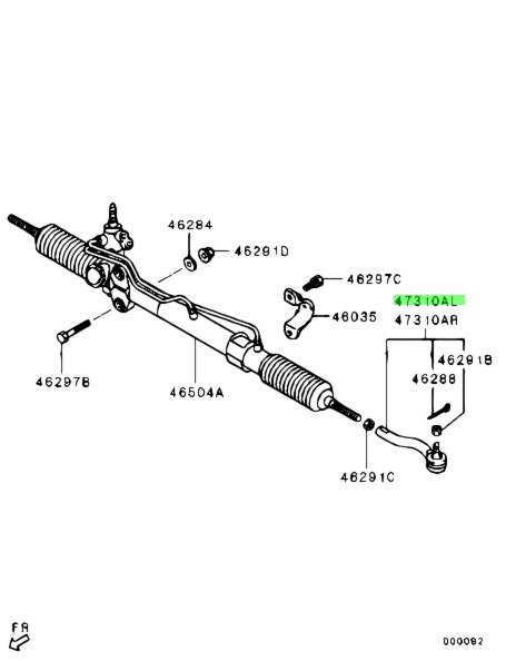 Buy Genuine Mitsubishi A End Assy Tie Rod Lh Prices Fast