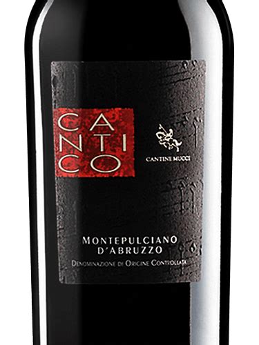 Cantine Mucci Cantico Montepulciano Dabruzzo Vivino Us