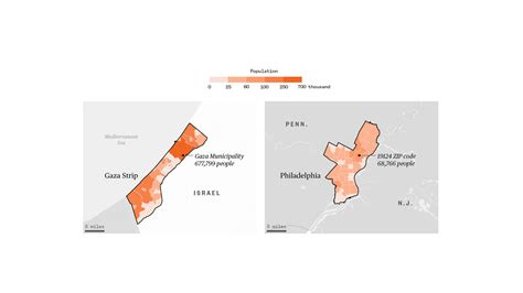 Gaza Strip map: How density matters in the Israel-Hamas conflict