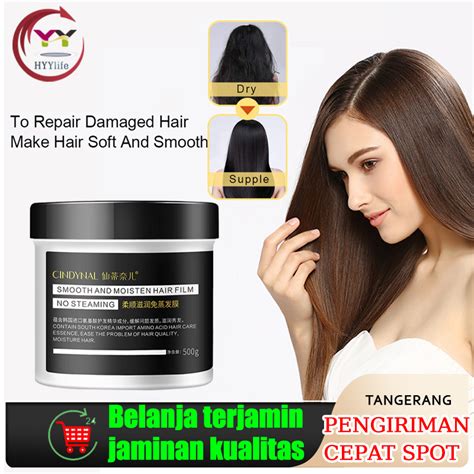 Jual Cindynal Hair Mask Keratin Smooting Yurizumi Pelurus Rambut Tanpa