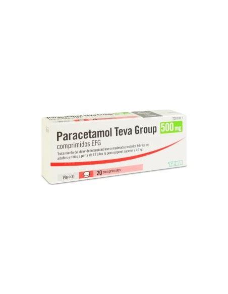 Paracetamol Teva Group Mg Comprimidos