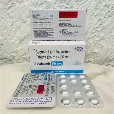 Sacubitril And Valsartan Valcubit Mg Tablets At Stripe