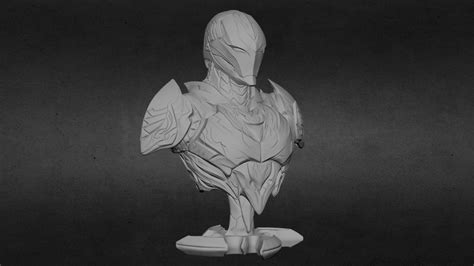 The Dark Armor Bust Stl For 3dprint 3d Model By Seberdra C146f96 Sketchfab