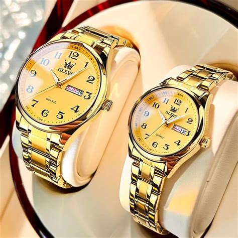 OLEVS 5567 Couple Watch Men And Women Quartz Watches OLEVS WATCH SHOP