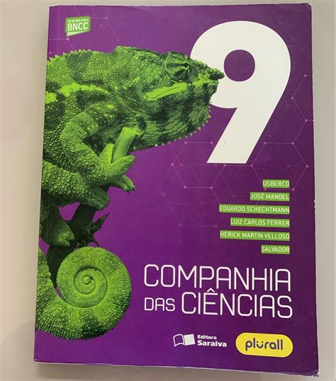 Livro Companhia Das Ciências Editora Saraiva 9 Ano Bncc Livro Bncc